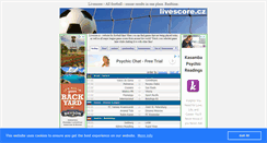Desktop Screenshot of livescore.cz