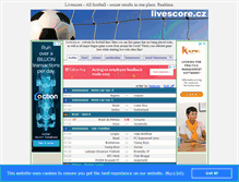 Tablet Screenshot of hwww.livescore.cz